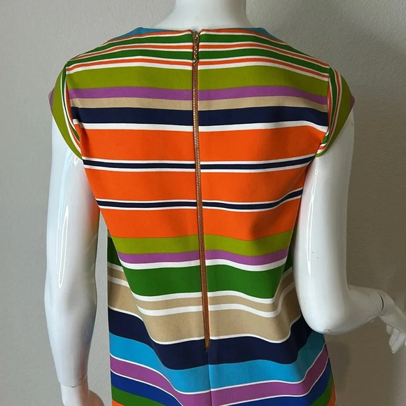 Kate Spade, New York women’s multicolored striped Nico shift dress. Size 2. - Picture 4 of 10